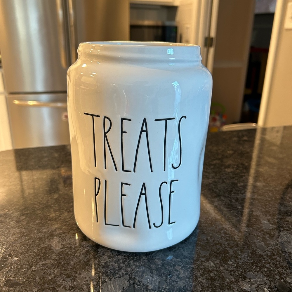 Rae Dunn Treats Please Canister
